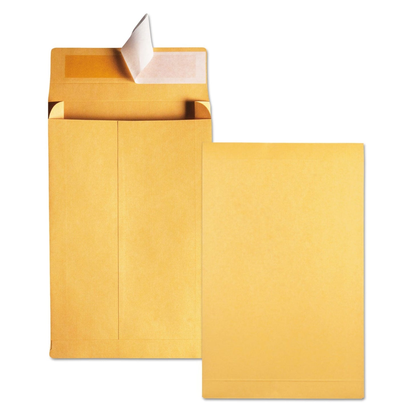 Quality Park Redi - Strip Kraft Expansion Envelope, 10 1/2, Square Flap, Redi - Strip Adhesive Closure, 9 x 12, Brown Kraft, 25/Pack - themonogram manor 
