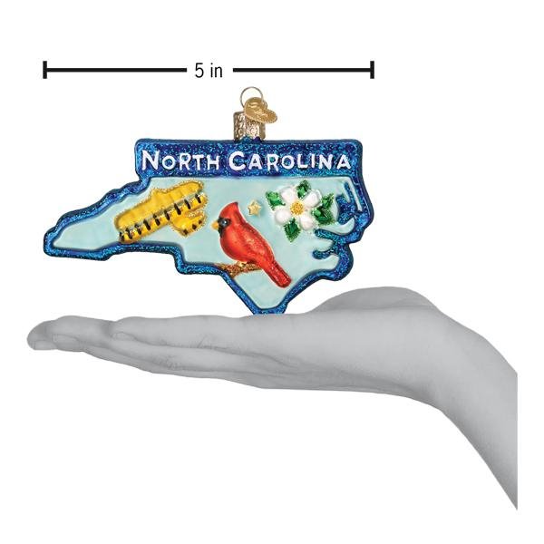 State Of North Carolina Ornament - themonogram manor 
