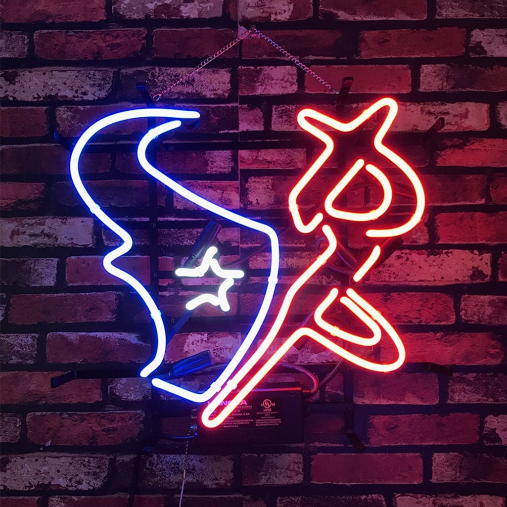 Houston Texans Neon Signs Light - themonogram manor 