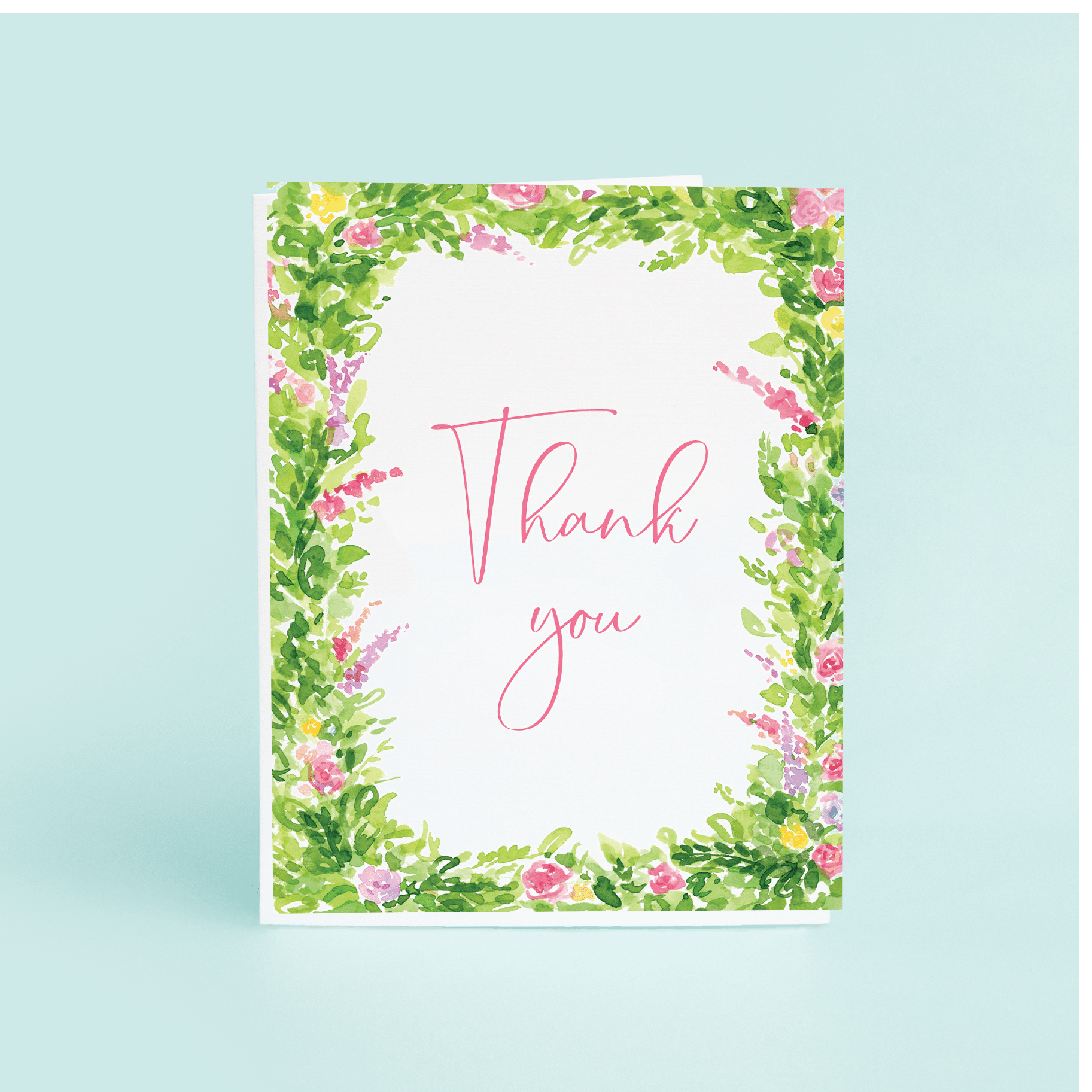 Floral "Thank You" - themonogram manor 