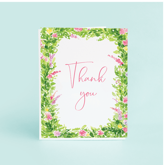 Floral "Thank You" - themonogram manor 