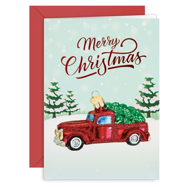 Christmas Truck Christmas Card - #themonogram manor #
