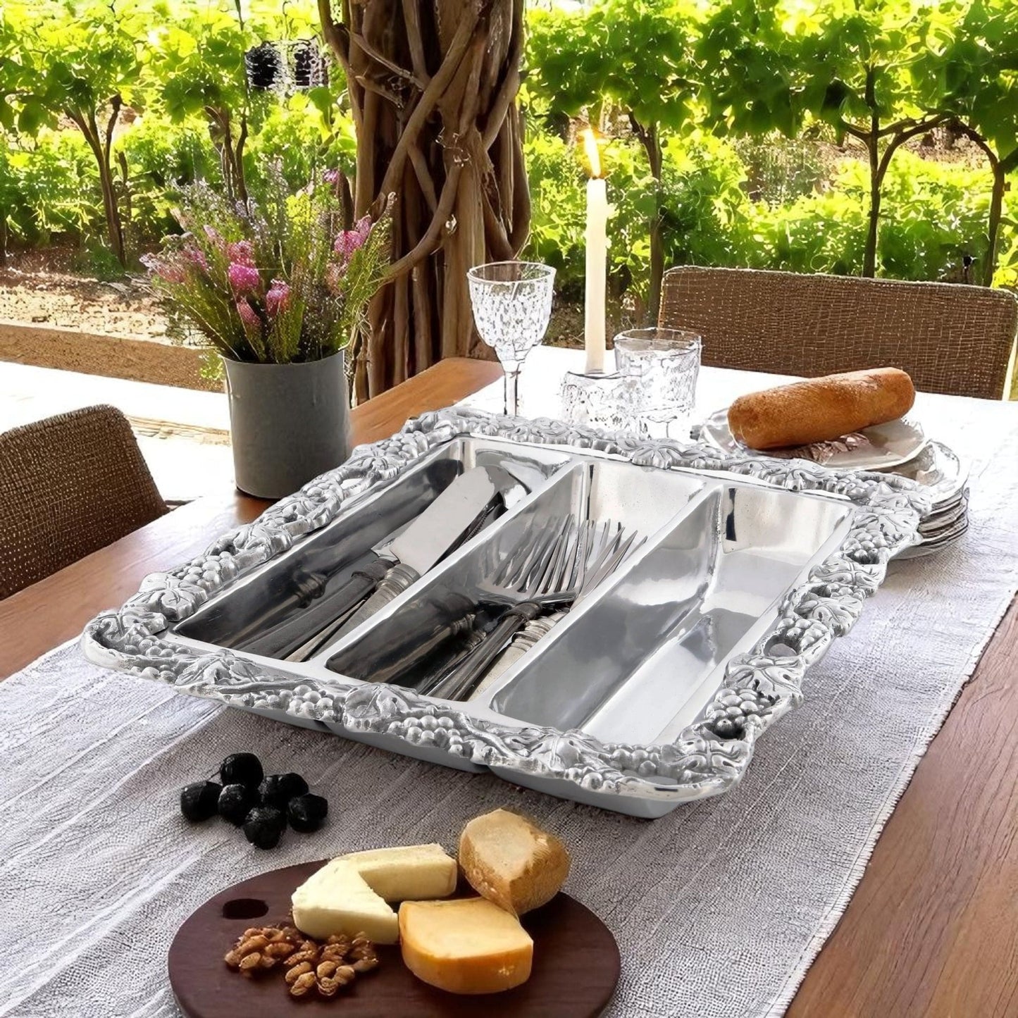 Grape Flatware Caddy - themonogram manor 