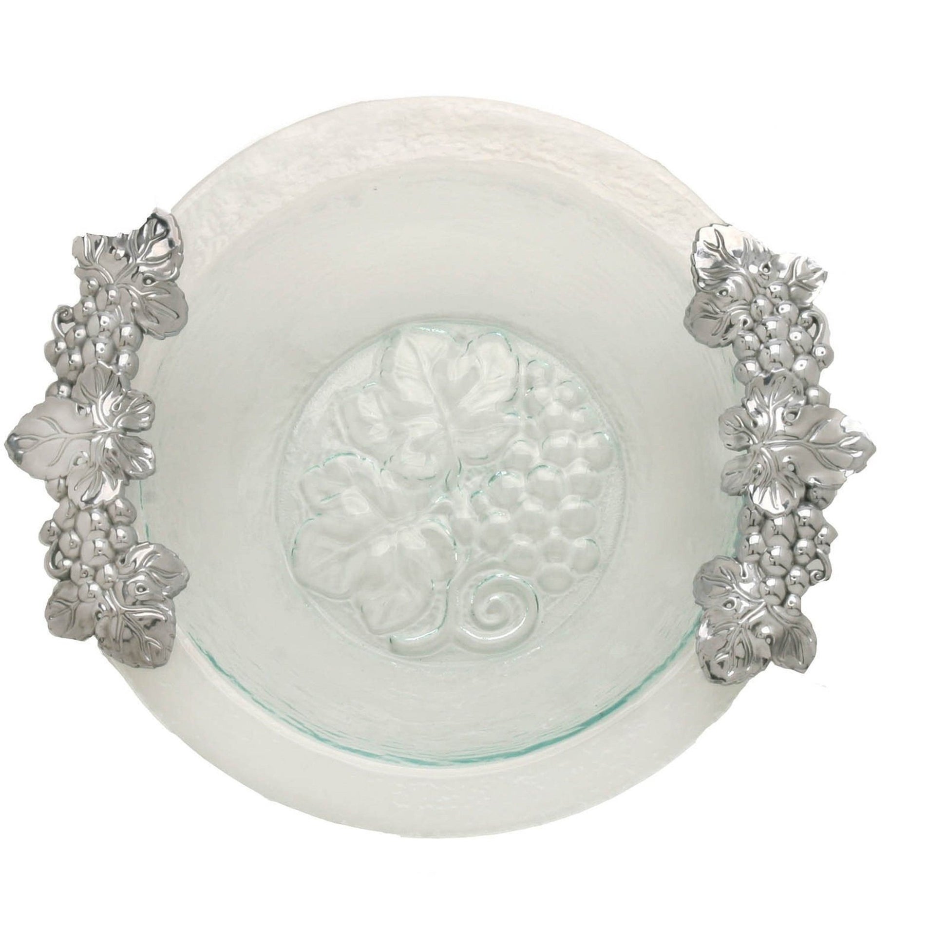 Grape Glass Salad Bowl - themonogram manor 