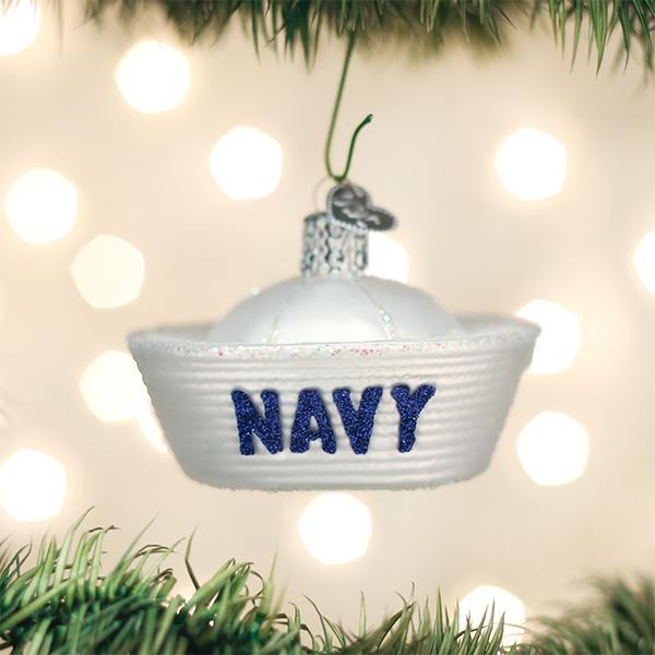 Navy Cap Ornament - themonogram manor 