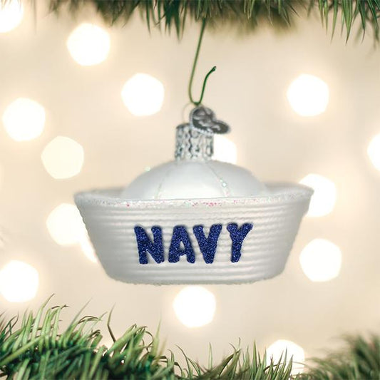 Navy Cap Ornament - themonogram manor 