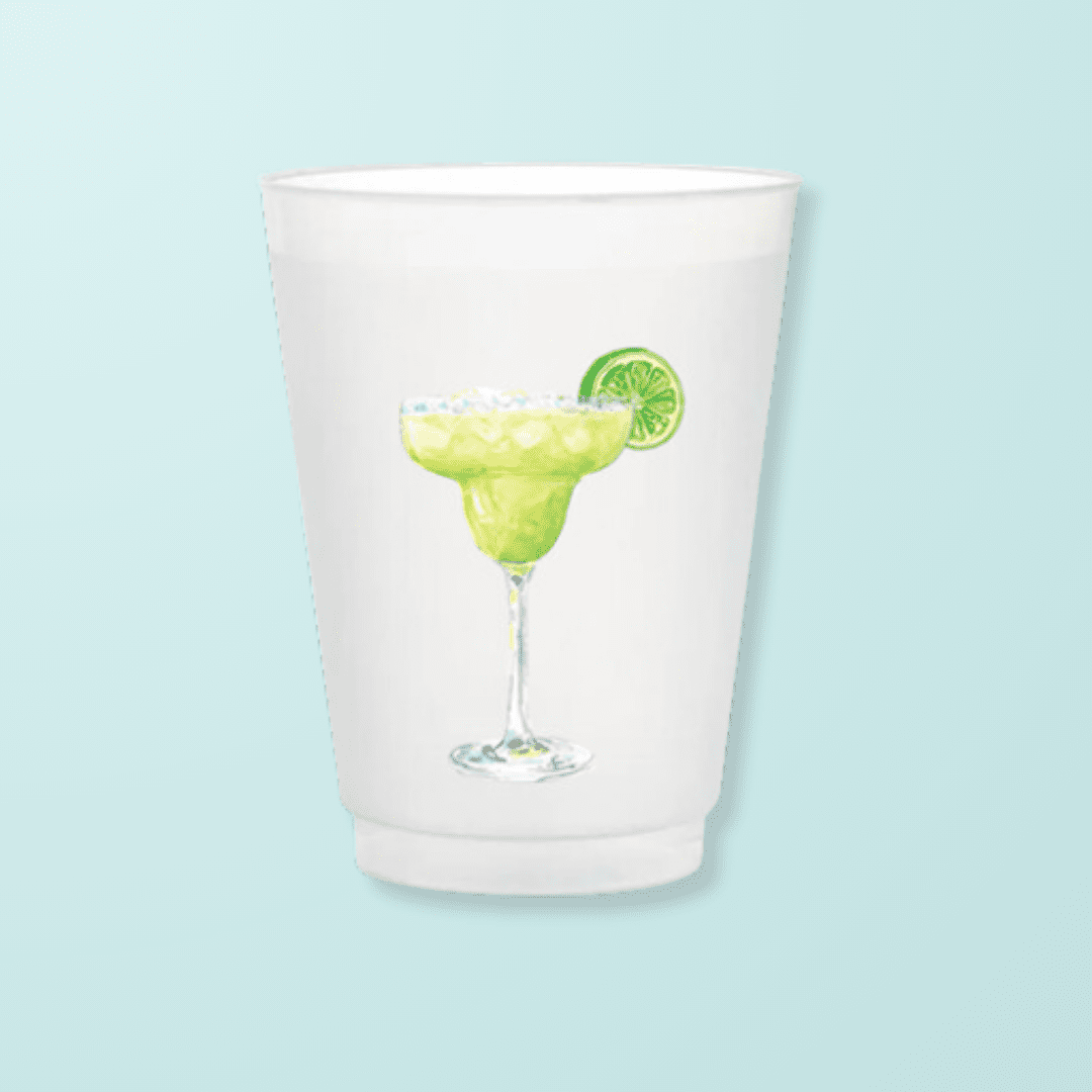 Margarita Frosted Cups - themonogram manor 