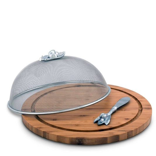 Olive 3 Piece Picnic Cheese Board / Spreader - themonogram manor 