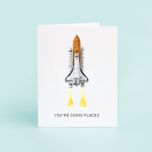 Space Shuttle "You're Going Places" - themonogram manor 