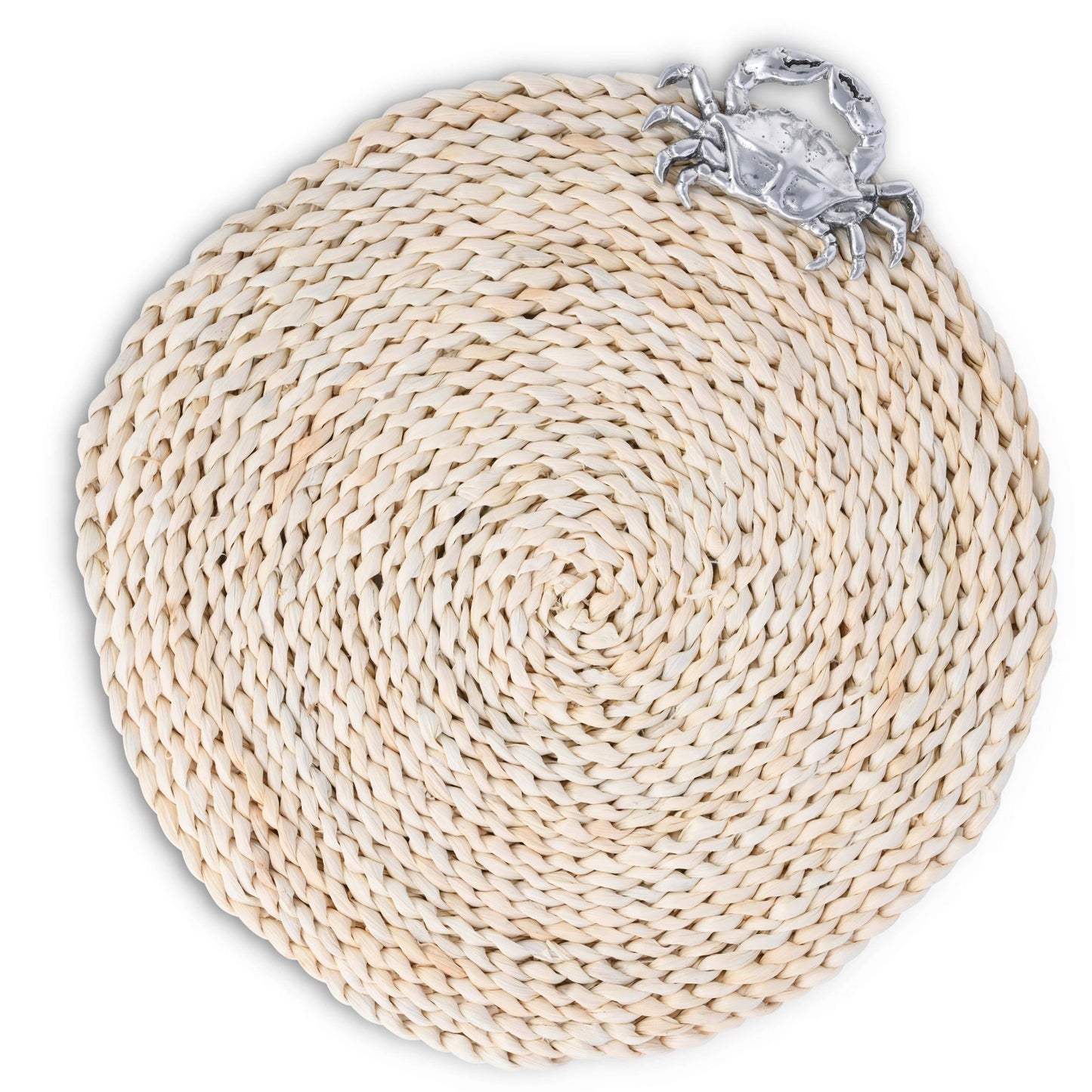 Crab Twisted Seagrass Placemats - set of 4 - themonogram manor 