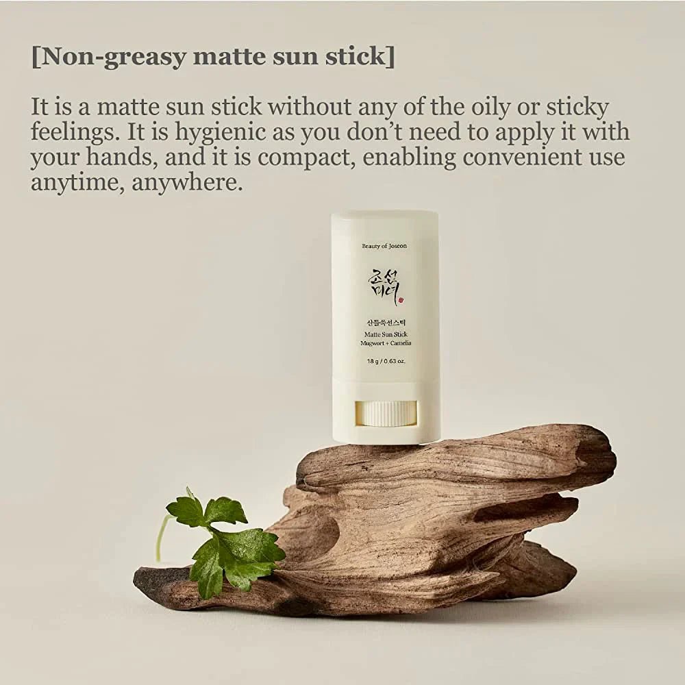 Matte Sunstick Mugwort + Camelia SPF 50+ PA++++ - themonogram manor 