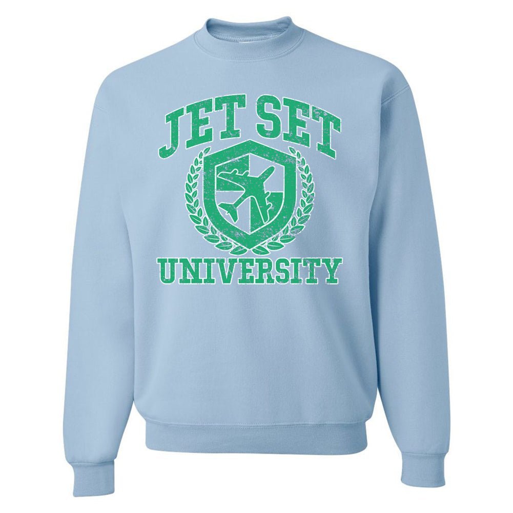 'Jet Set University' Crewneck Sweatshirt - themonogram manor 