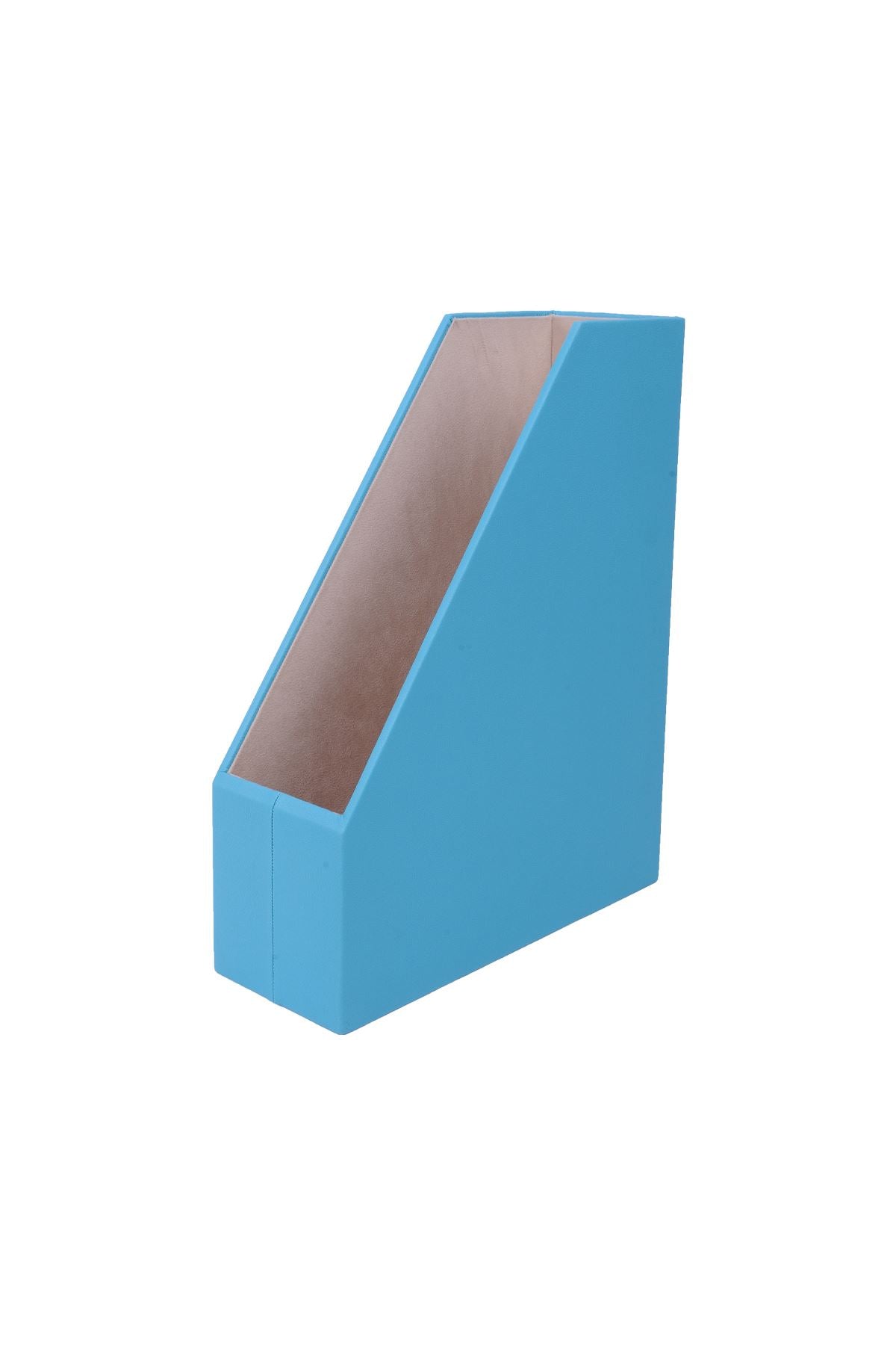 MOOG Faux Leather Magazines Holder - File Organizer - themonogram manor 