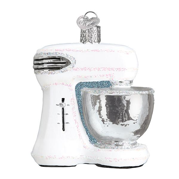 White Mixer Ornament - #themonogram manor #