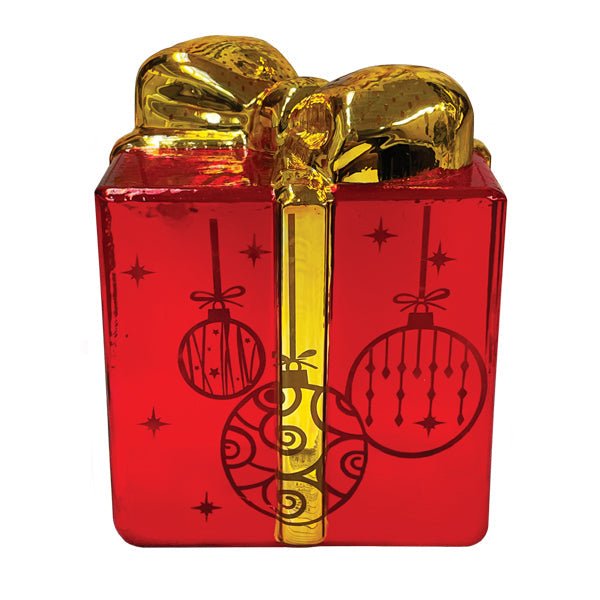 Lit Ornamental Glass Gift Box - #themonogram manor #