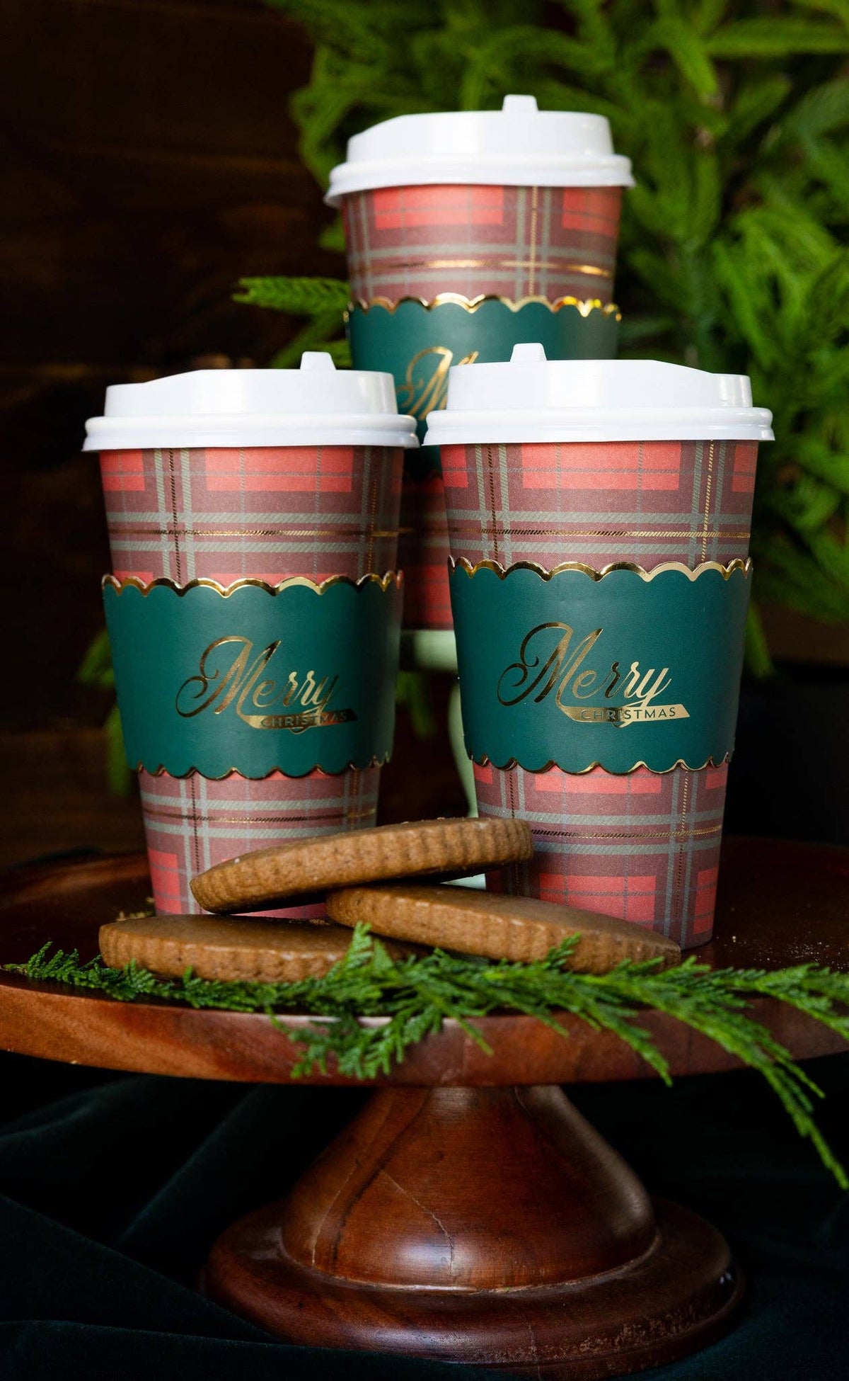 PLD1310 - Plaid To Go Cup - #themonogram manor #
