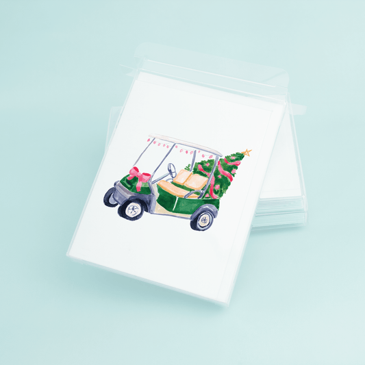 Holiday Golf Cart - themonogram manor 