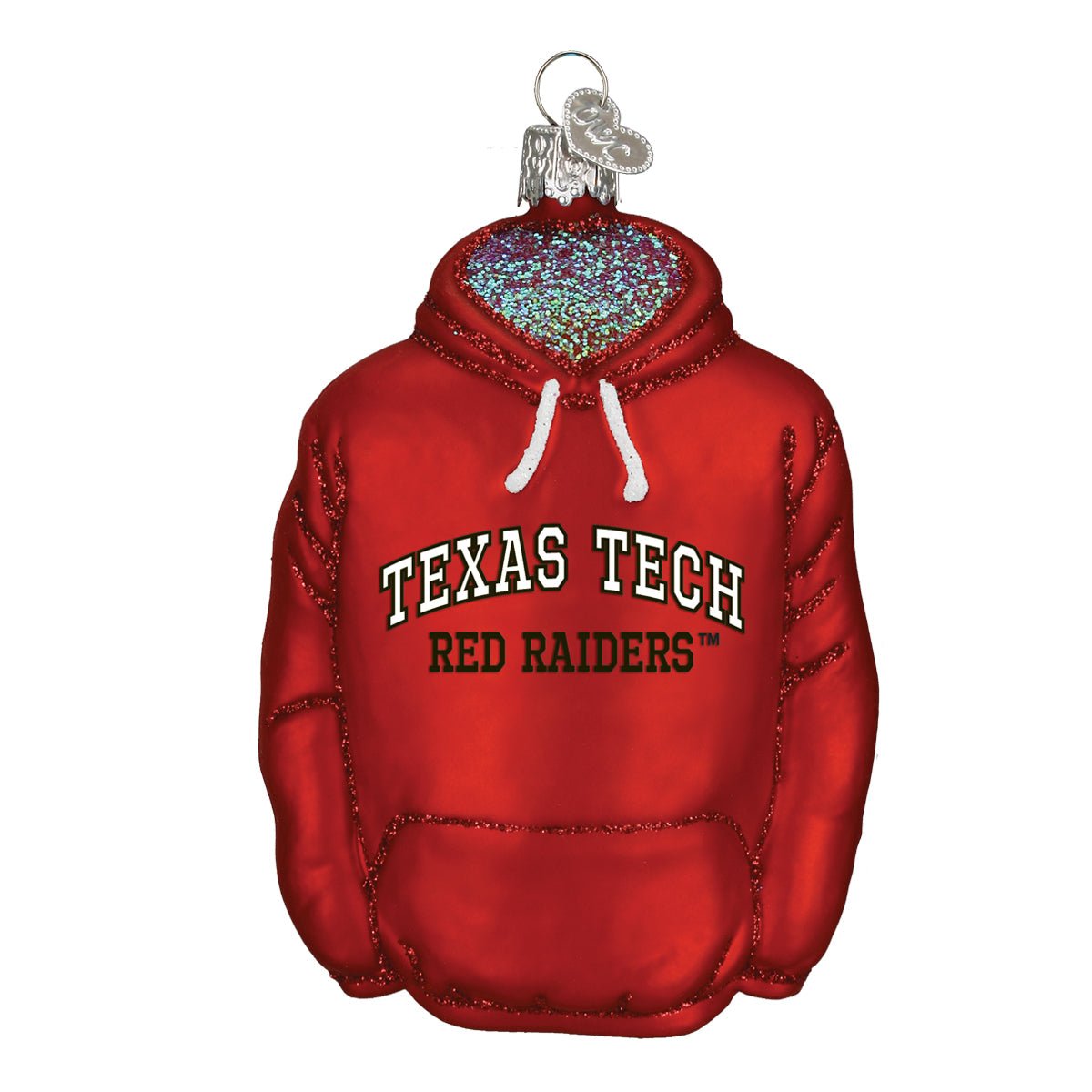 Texas Tech Hoodie Ornament - themonogram manor 