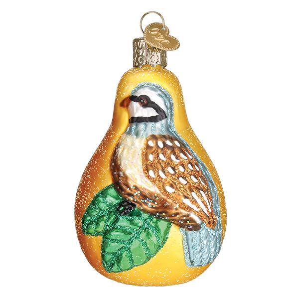 Partridge In A Pear Ornament - themonogram manor 