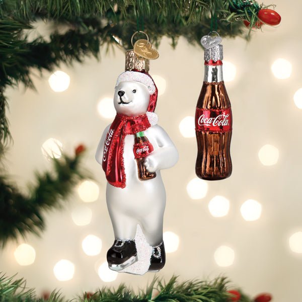 Coca - Cola® Polar Bear Ornament Set - themonogram manor 
