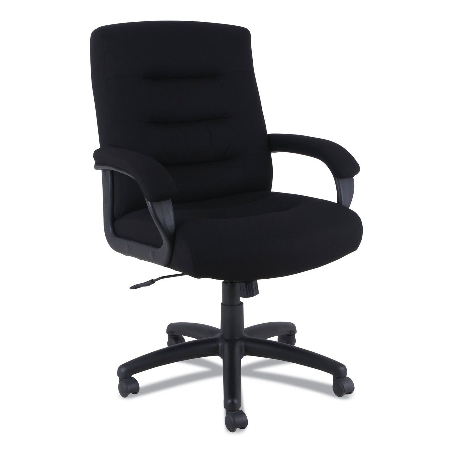Alera Kesson Series Mid - Back Office Chair, Supports Up to 300 lb, 18.03" to 21.77" Seat Height, Black - themonogram manor 
