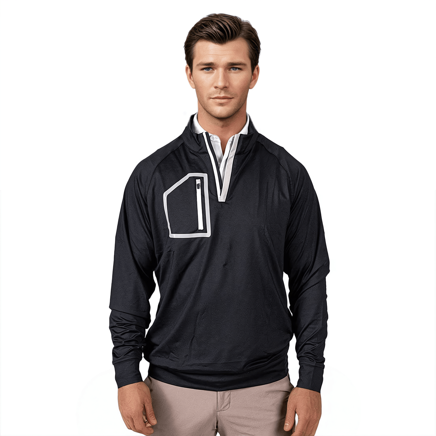 Black Men's Q - Zip - themonogram manor 