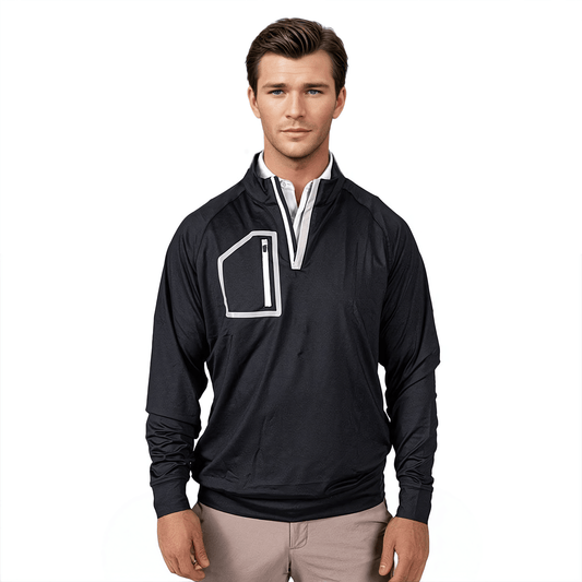 Black Men's Q - Zip - themonogram manor 
