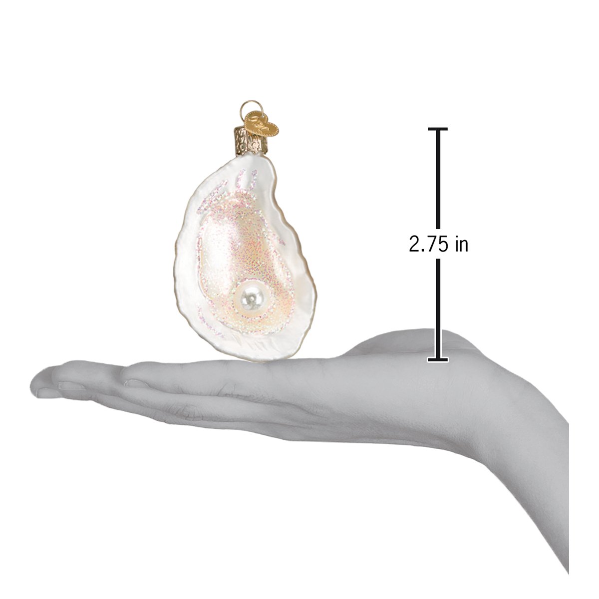 Oyster With Pearl Ornament - themonogram manor 