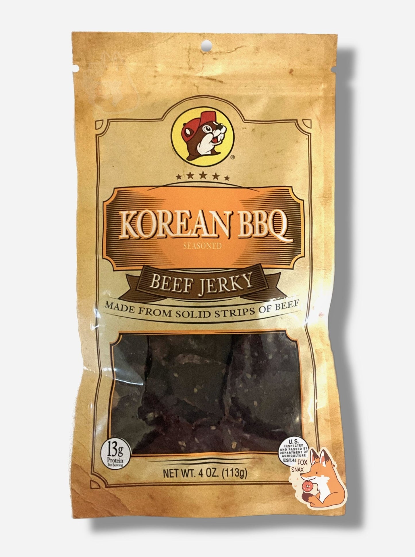Buc - ee's Korean BBQ Beef Jerky - themonogram manor 