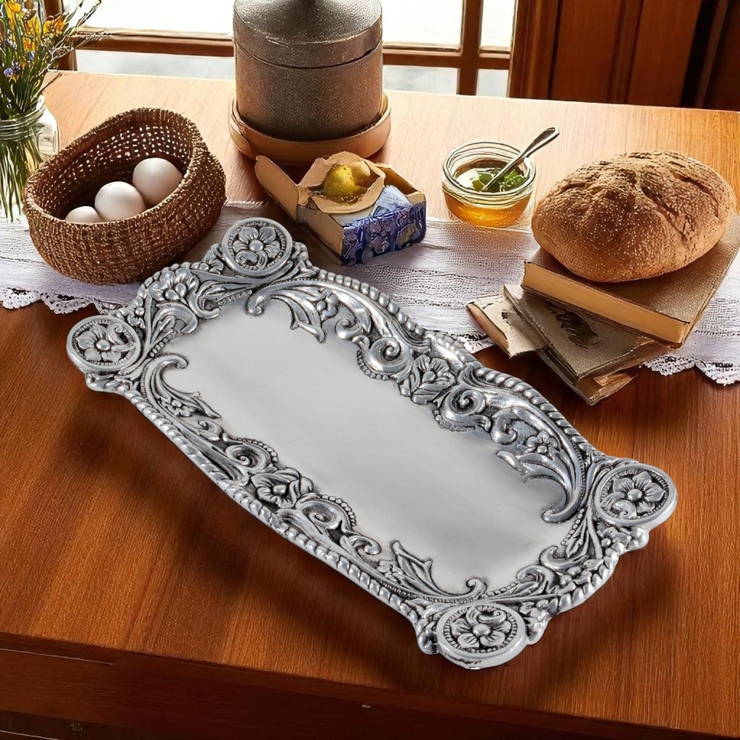Concho Bread tray - themonogram manor 