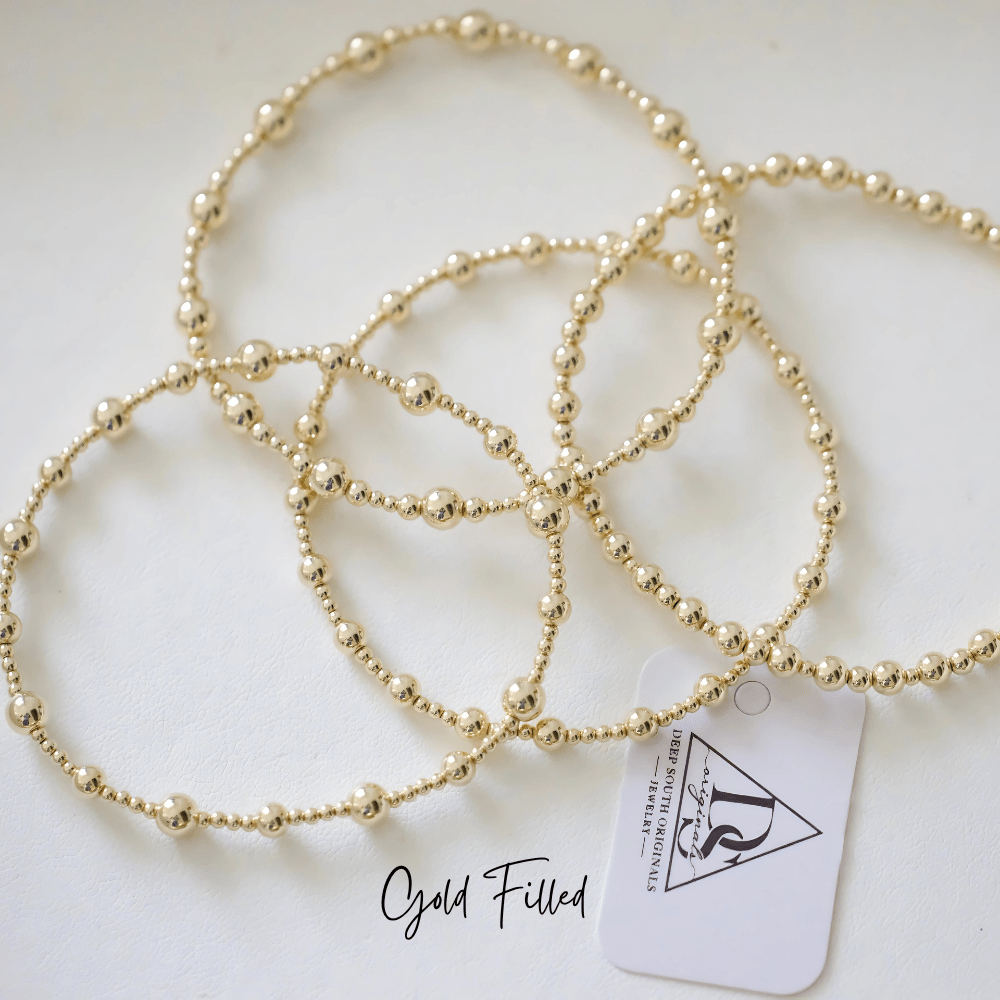 Lizzie Bracelet ~ 14k Gold-Filled - themonogram manor 