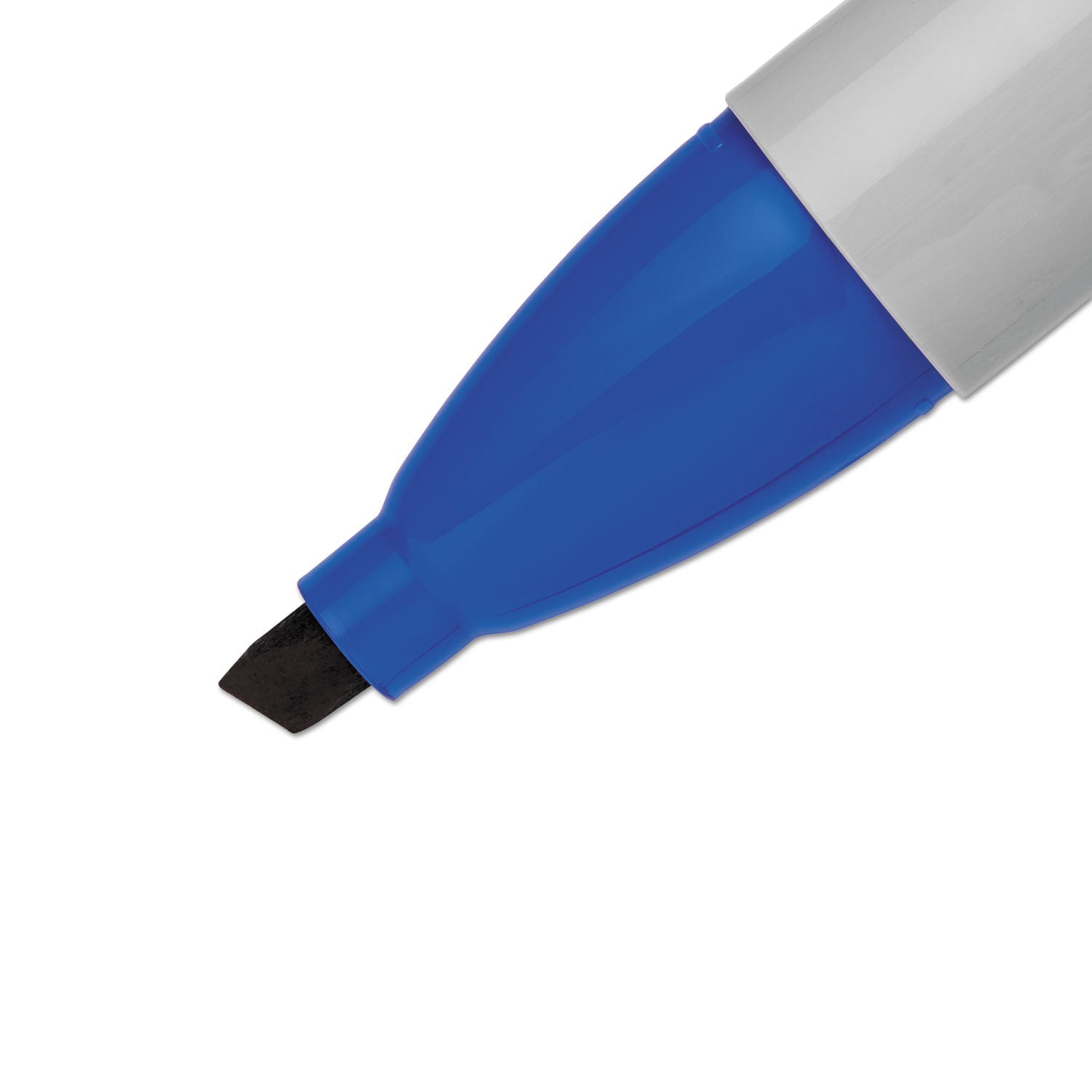 Sharpie Chisel Tip Permanent Marker, Medium Chisel Tip, Blue, Dozen - themonogram manor 