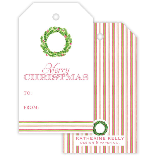 merry & bright fill - in gift tags - themonogram manor 