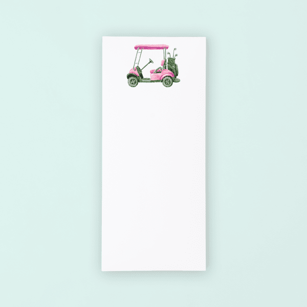 Golf Cart Lists Pad - themonogram manor 