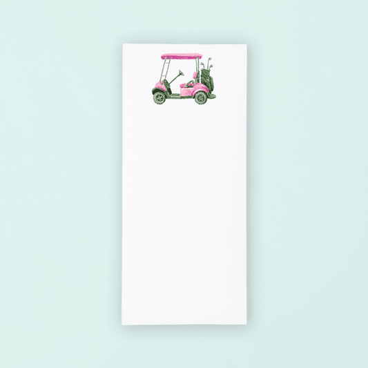 Golf Cart Lists Pad - themonogram manor 