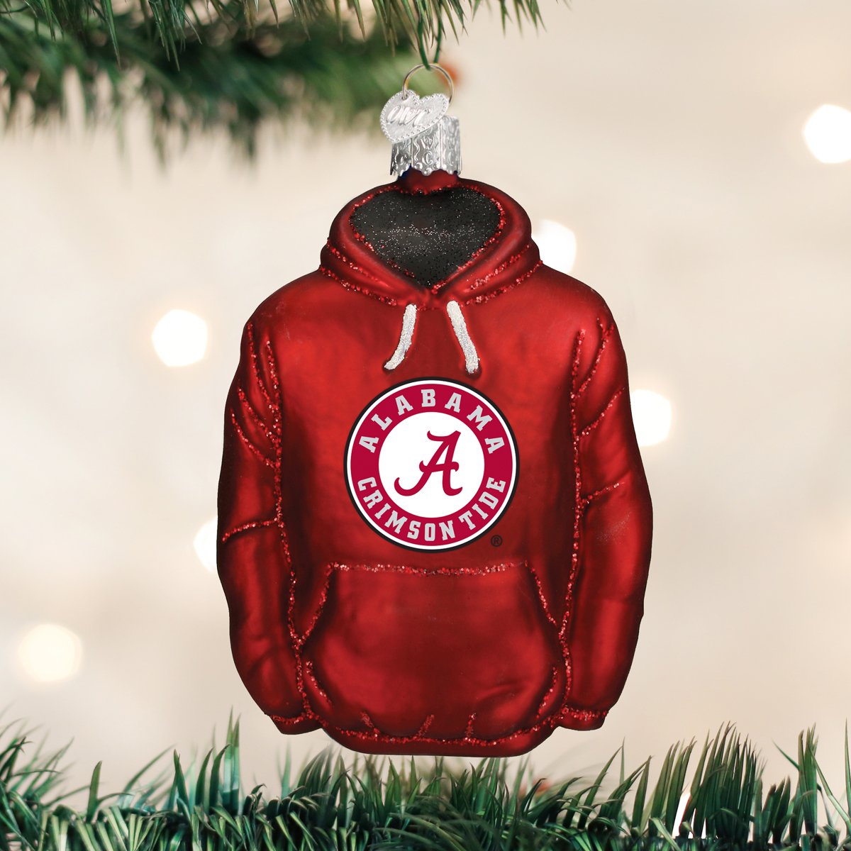 Alabama Hoodie Ornament - themonogram manor 