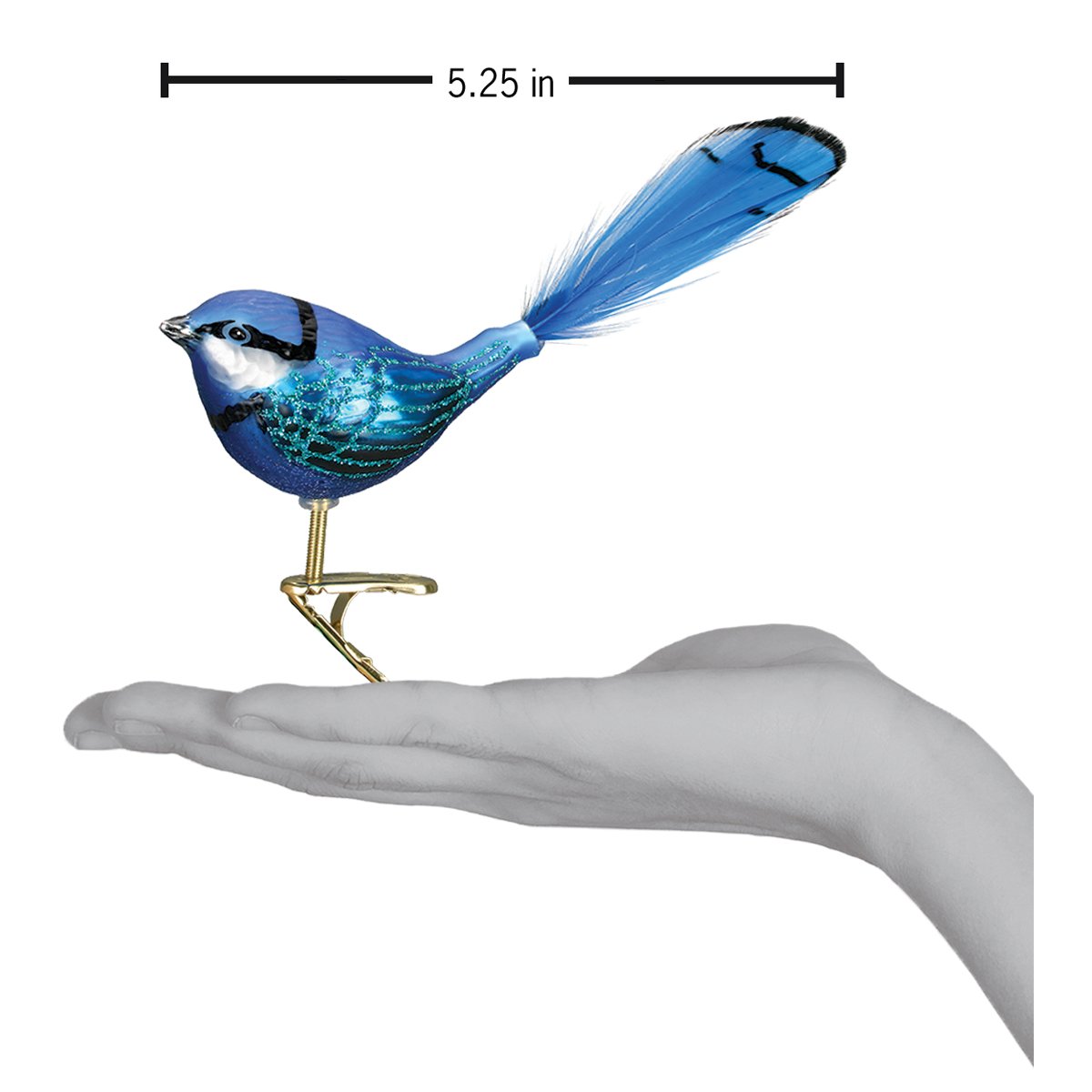 Clip - On Fairy Wren Ornament - themonogram manor 