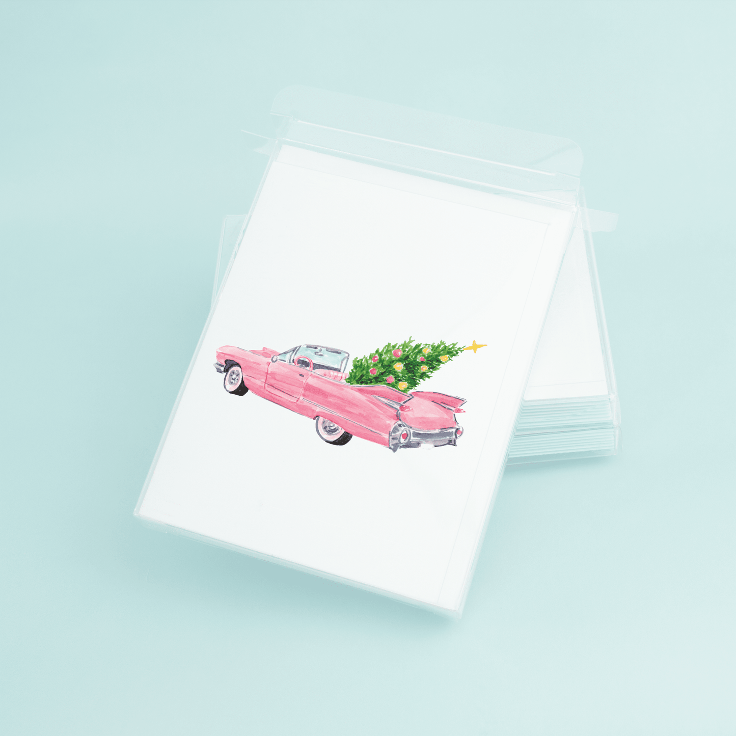 Pink Christmas Cadillac - themonogram manor 