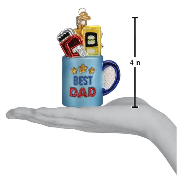 Best Dad Mug Ornament - themonogram manor 