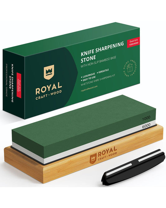 Whetstone Knife Sharpening Kit, White/Green - themonogram manor 