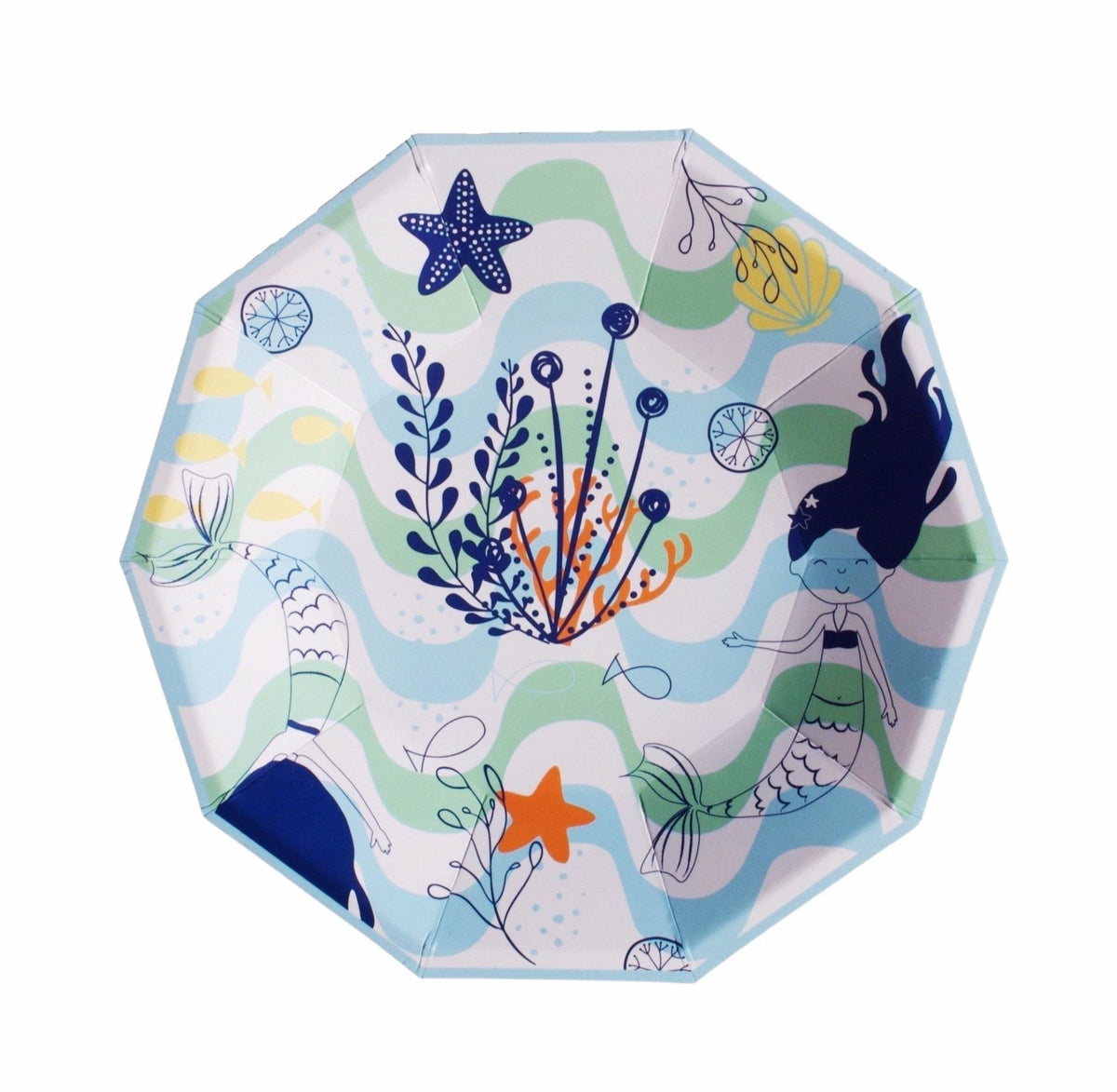 Merry Mermaids Small Plates (Set of 8) - themonogram manor 