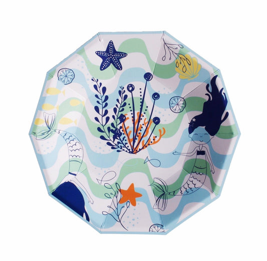Merry Mermaids Small Plates (Set of 8) - themonogram manor 