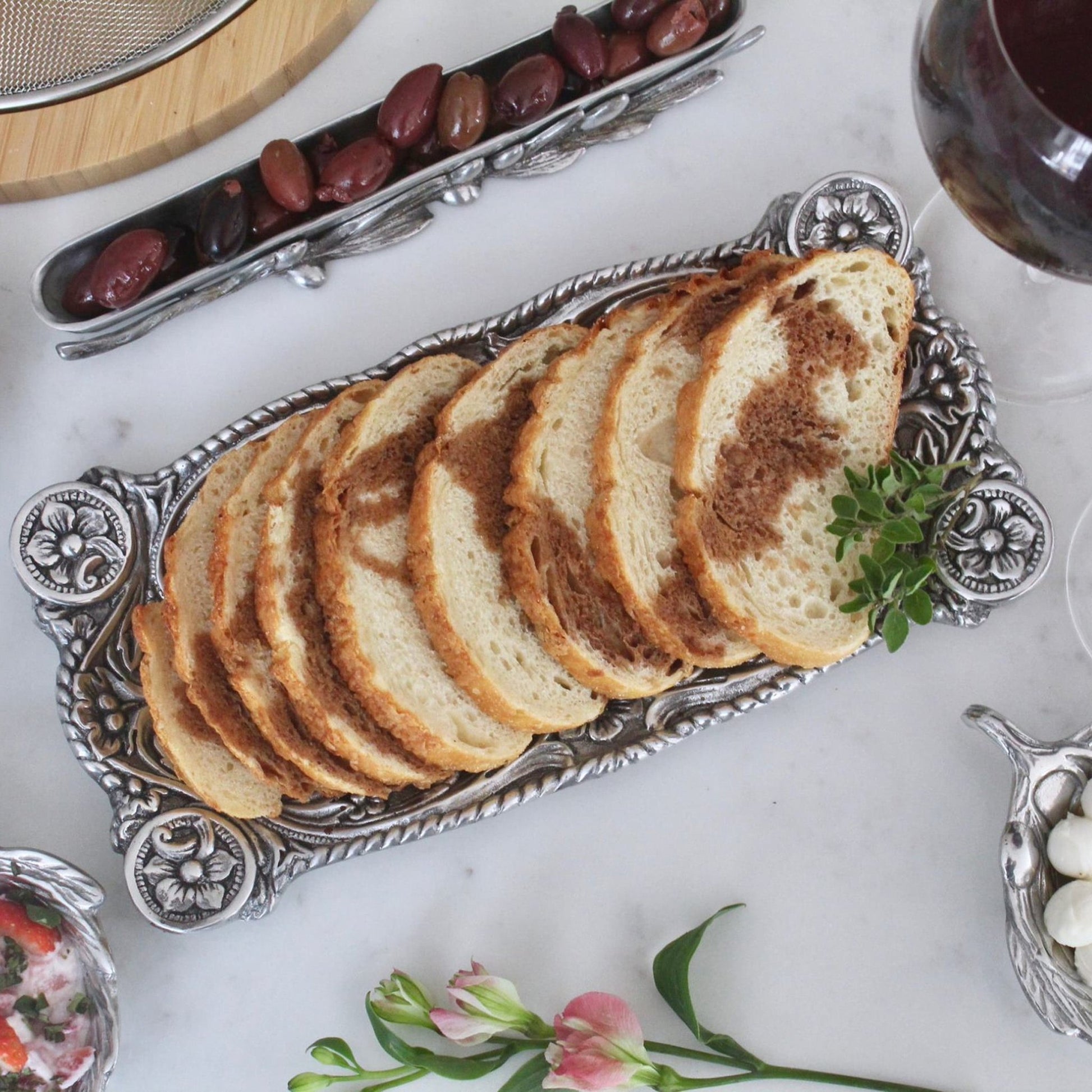 Concho Bread tray - themonogram manor 