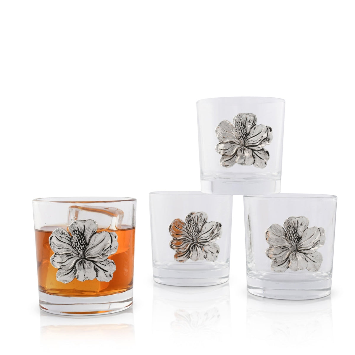 Magnolia Bar Glasses Set of 4 - themonogram manor 