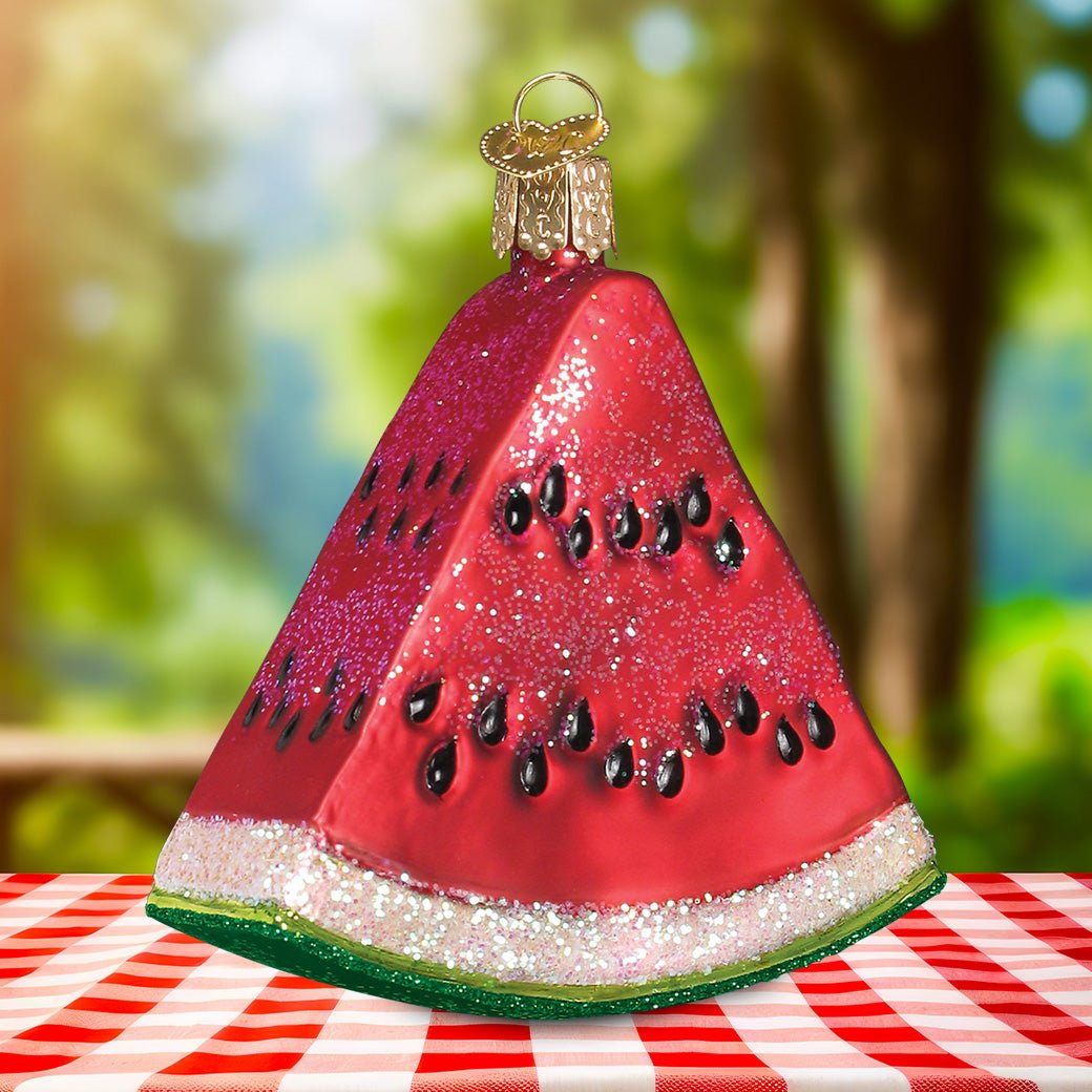 Watermelon Wedge Ornament - themonogram manor 