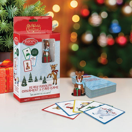 Ready Rudolph Ornament & Game - themonogram manor 