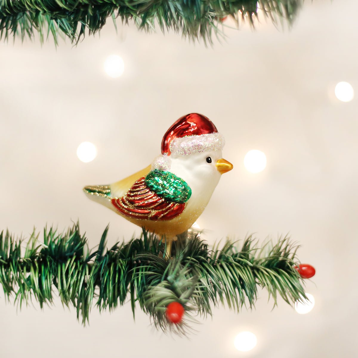 Santa Bird Ornament - #themonogram manor #