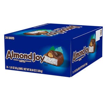 Almond Joy Candy Bar 1.61oz, 24ct - themonogram manor 
