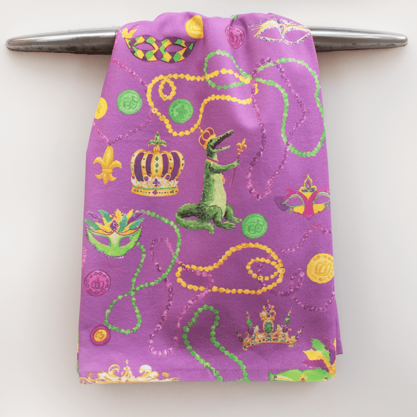 Mardi Gras Tea Towel - themonogram manor 