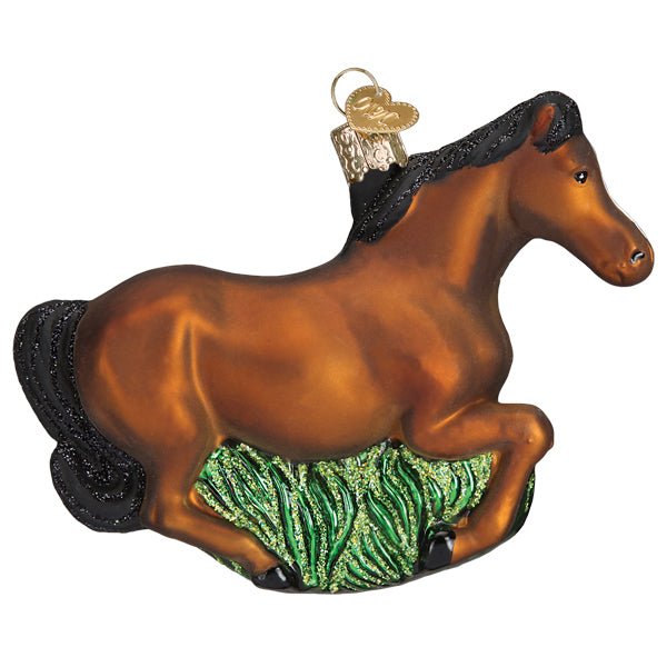 Brown Mustang Ornament - themonogram manor 